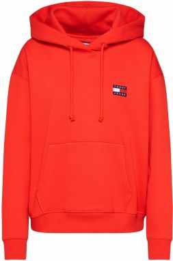 Tommy Jeans Mikina  oranžovo červená