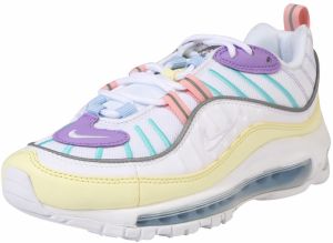 Nike Sportswear Nízke tenisky 'Air Max 98'  svetlozelená / fialová / biela