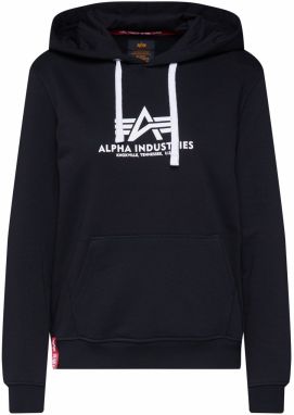 ALPHA INDUSTRIES Mikina  červená / čierna / biela