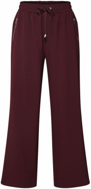 DKNY Nohavice 'PULL ON PANT W/ ZIP PCKTS'  burgundská