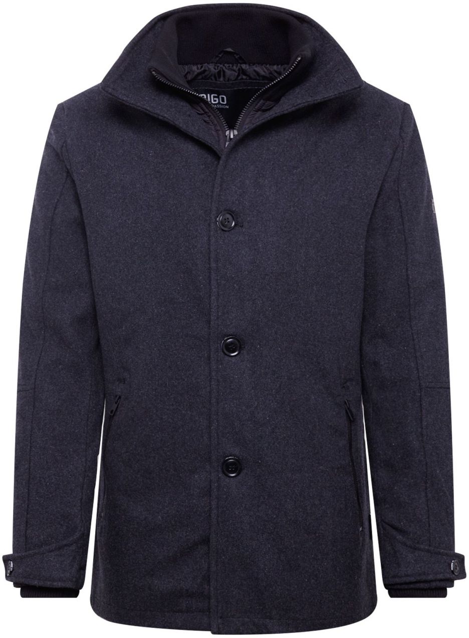 INDICODE JEANS Prechodná bunda 'Clark'  modrosivá