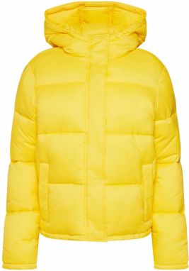 Calvin Klein Jeans Zimná bunda 'MONOGRAM TAPE LW PUFFER'  žlté