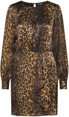 The Kooples Šaty 'ROBE'  zlatá / čierna
