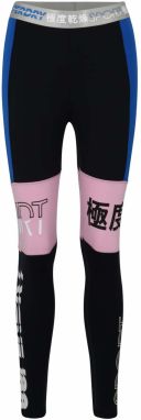 Superdry Športové nohavice 'SPORT SPRINT LEGGING'  čierna / modré / ružová