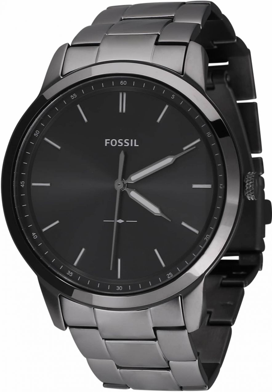 FOSSIL Analógové hodinky 'FS5459'  sivá