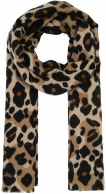 PIECES Šál 'PCIFLORA LONG SCARF BOX'  hnedé