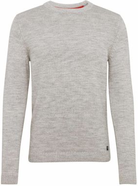 TOM TAILOR DENIM Sveter 'Injected'  sivá