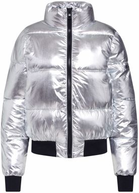 Champion Authentic Athletic Apparel Prechodná bunda  strieborná