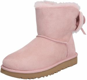 UGG Snehule 'CLASSIC DOUBLE BOW MINI'  ružová