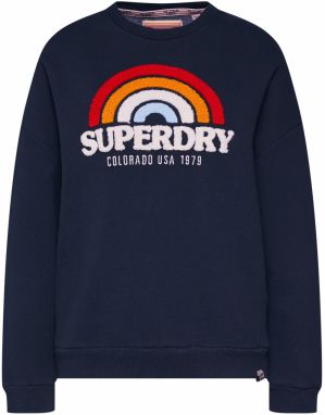 Superdry Mikina  námornícka modrá