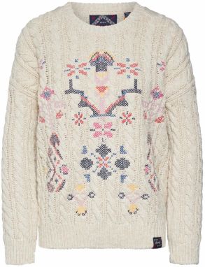 Superdry Sveter  béžová