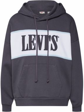 LEVI'S Mikina 'CAMERON HOODIE'  biela / námornícka modrá