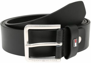 TOMMY HILFIGER Opasky 'URBAN LEATHER ADJUSTABLE 3.5'  čierna