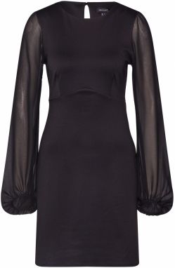 NEW LOOK Kokteilové šaty 'go chiffon bell'  čierna