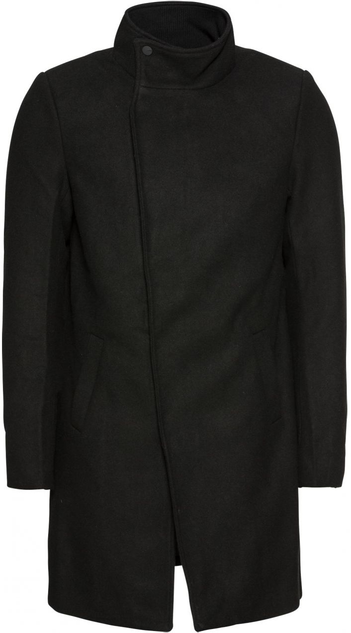 Only & Sons Prechodný kabát 'onsOSCAR WOOL COAT'  čierna