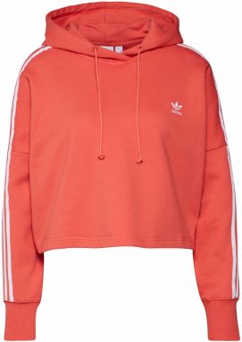 ADIDAS ORIGINALS Mikina  oranžovo červená / biela