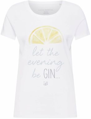EINSTEIN & NEWTON Tričko 'Gin'  žltá / biela