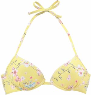 SUNSEEKER Bikinový top 'Ditsy'  žltá / zmiešané farby