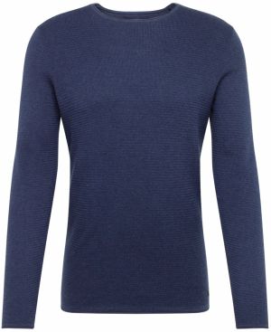 TOM TAILOR DENIM Sveter  námornícka modrá