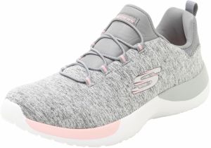 SKECHERS Nízke tenisky 'Dynamight - Break-Through'  sivá melírovaná / ružová