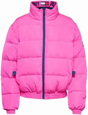 Tommy Jeans Zimná bunda 'Reversible logo down bomber'  ružová