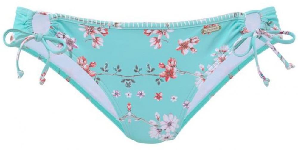 SUNSEEKER Bikinové nohavičky 'Ditsy'  tyrkysová / zmiešané farby