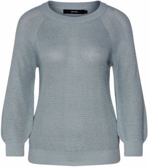 VERO MODA Sveter 'SUN 3/4 BLOUSE PI'  svetlomodrá