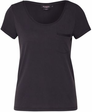 SOAKED IN LUXURY Tričko 'Columbine Tee'  čierna