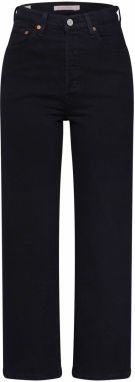 LEVI'S ® Džínsy 'Ribcage Straight Ankle'  čierny denim