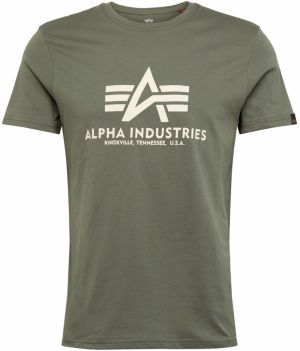 ALPHA INDUSTRIES Tričko  zelená