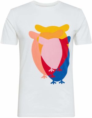 KnowledgeCotton Apparel Tričko 'ALDER'  biela