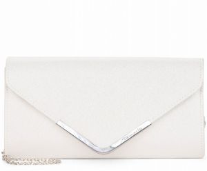 Tamaris Listová kabelka 'Amalia'  strieborná / perlovo biela