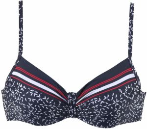 LASCANA Bikinový top 'Minimal'  námornícka modrá