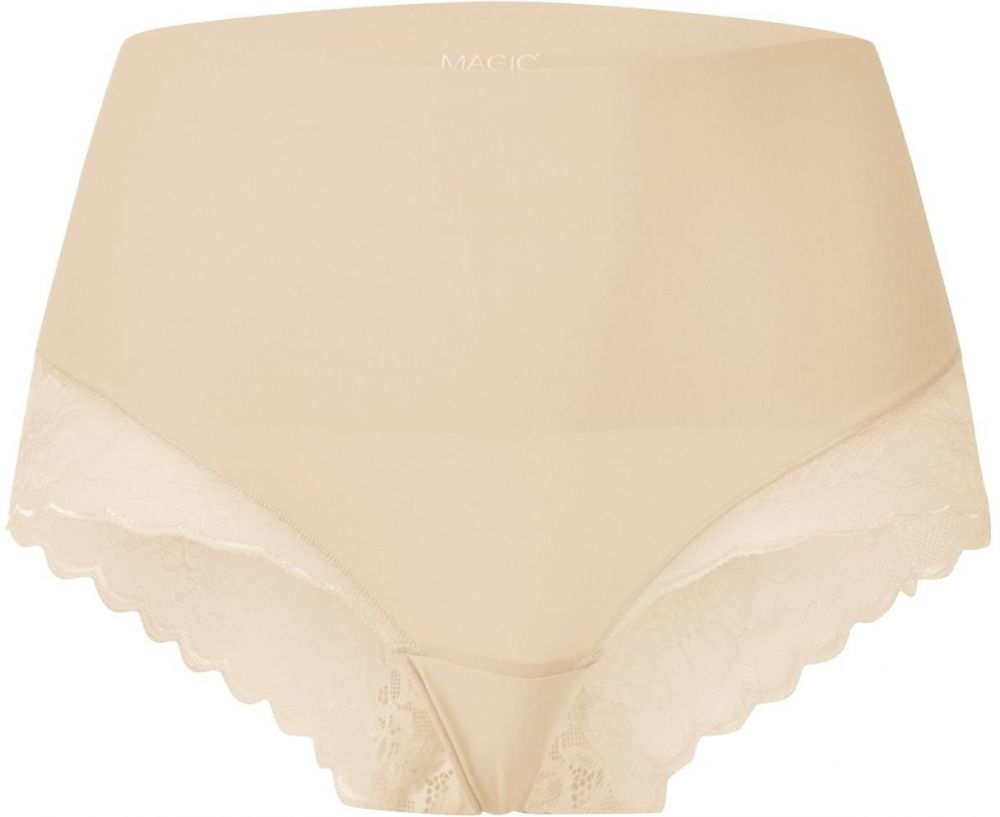MAGIC Bodyfashion Nohavičky 'Tummy Shaper Lace'  béžová / biela