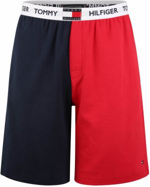 Tommy Hilfiger Underwear Pyžamové nohavice  tmavomodrá / jasne červená / biela