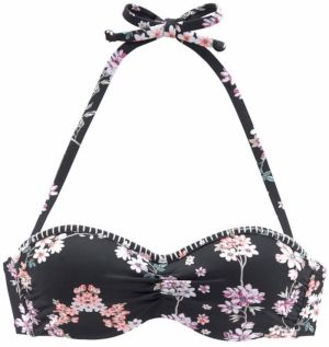 SUNSEEKER Bikinový top 'Ditsy'  zmiešané farby / čierna