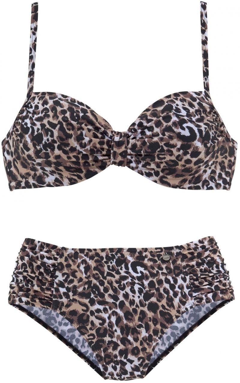 LASCANA Bikiny  hnedá