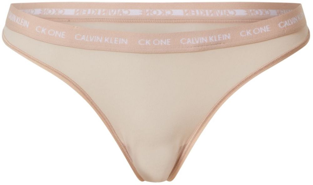 Calvin Klein Underwear Tangá  béžová