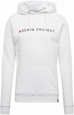 Denim Project Mikina  červená / čierna / biela