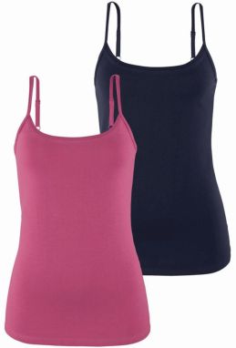 VIVANCE Top  námornícka modrá / tmavoružová