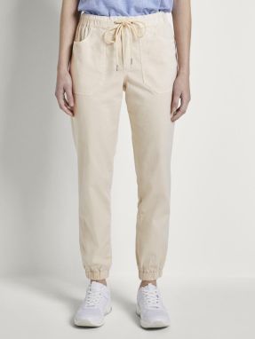 TOM TAILOR DENIM Nohavice  béžová