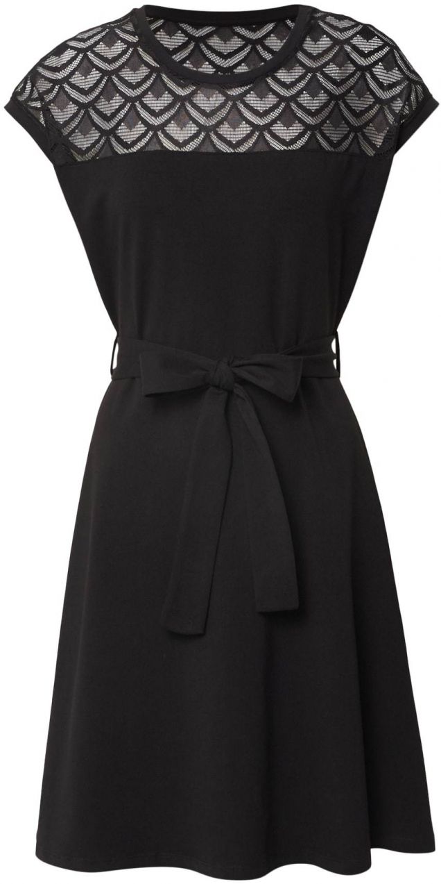 ONLY Šaty 'ONLBILLA S/L LACE DRESS JRS'  čierna