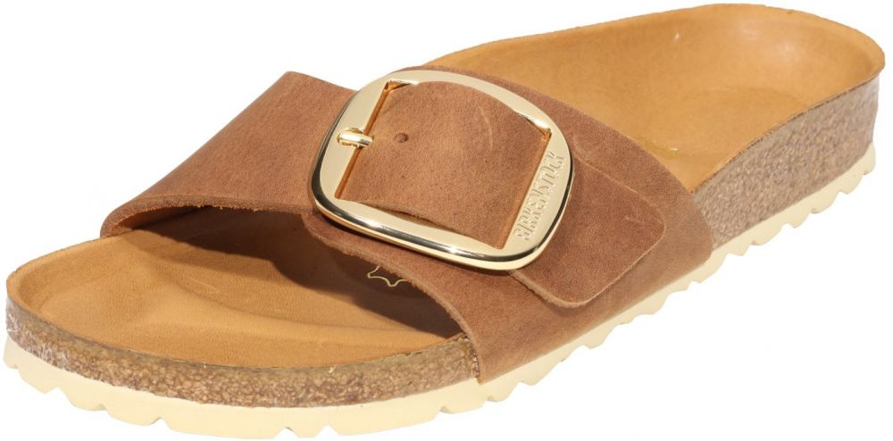 BIRKENSTOCK Šľapky 'Madrid'  koňaková