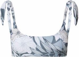 Seafolly Bikinový top  modrosivá / pastelovo zelená / biela