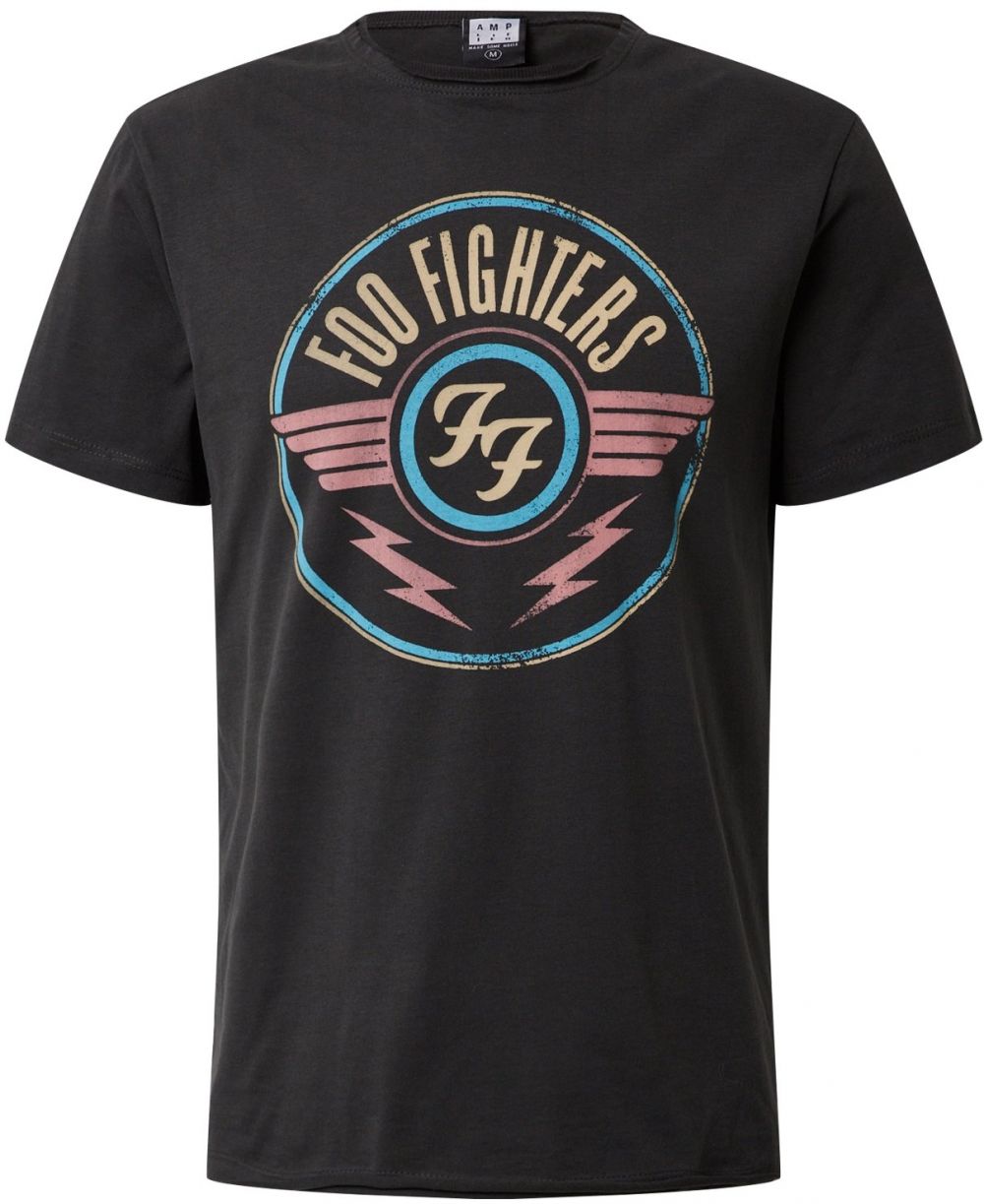 AMPLIFIED Tričko 'FOO FIGHTERS AIR '  tmavosivá
