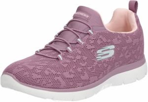 SKECHERS Nízke tenisky 'SUMMITS  LEOPARD SPOT'  svetlofialová