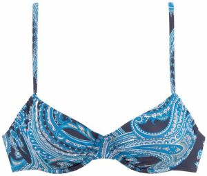 LASCANA Bikinový top 'Boho'  námornícka modrá