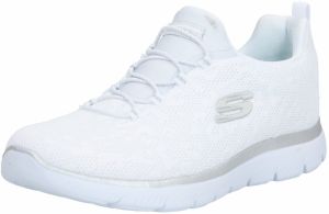 SKECHERS Nízke tenisky 'SUMMITS - LEOPARD SPOT'  biela