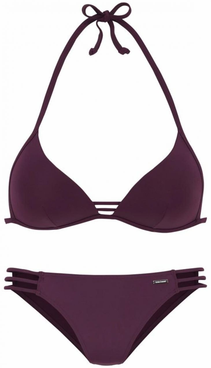 Bruno Banani Bikiny  bordová