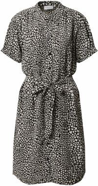 Fabienne Chapot Košeľové šaty 'Boyfriend Dress'  biela / čierna